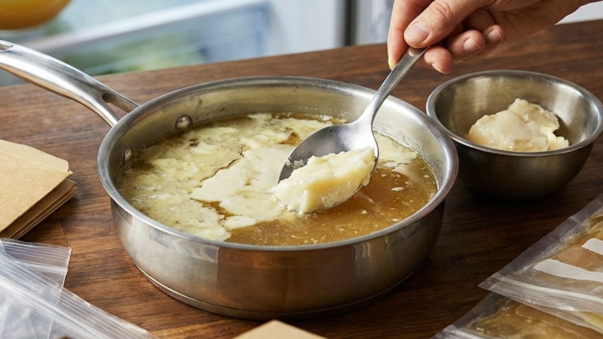 사골 기름 제거