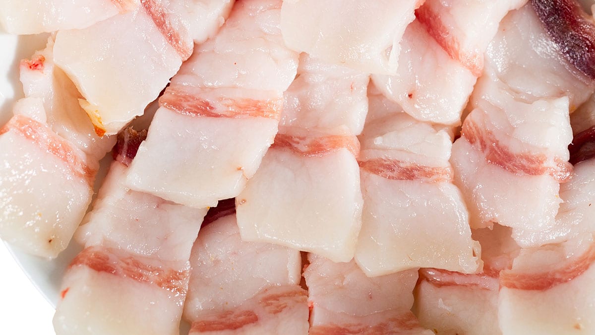 돼지고기 기름 돼지고기 기름