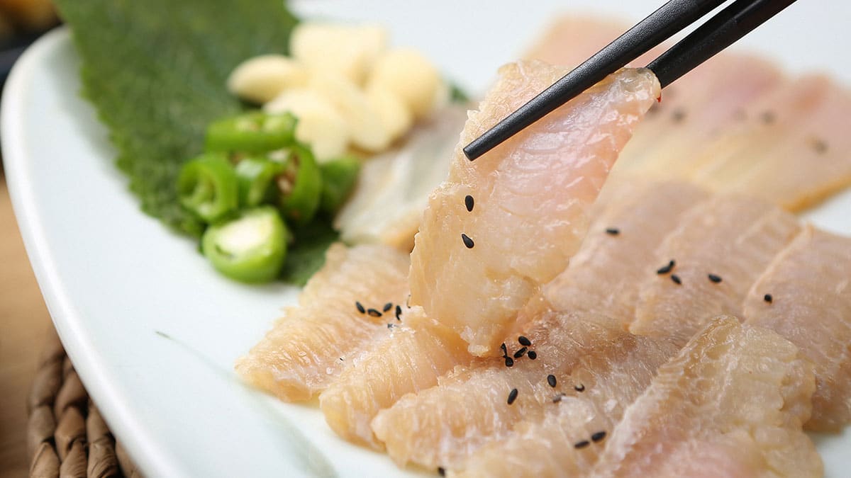 가오리 회 가오리 회