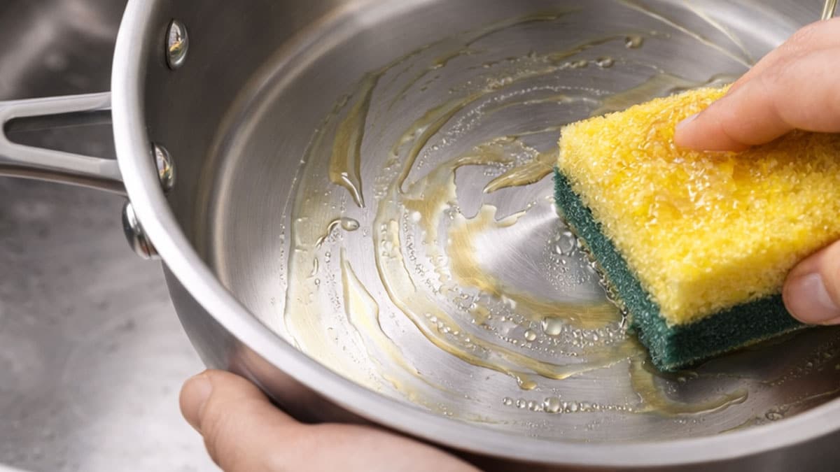 연마제 제거 식용유로 닦지 마세요…’주방 재료 2가지’만 섞으면 5분 만에 깨끗해집니다