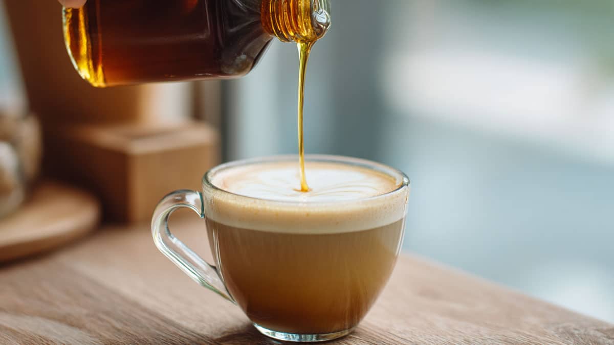 시럽 라떼 시럽 라떼