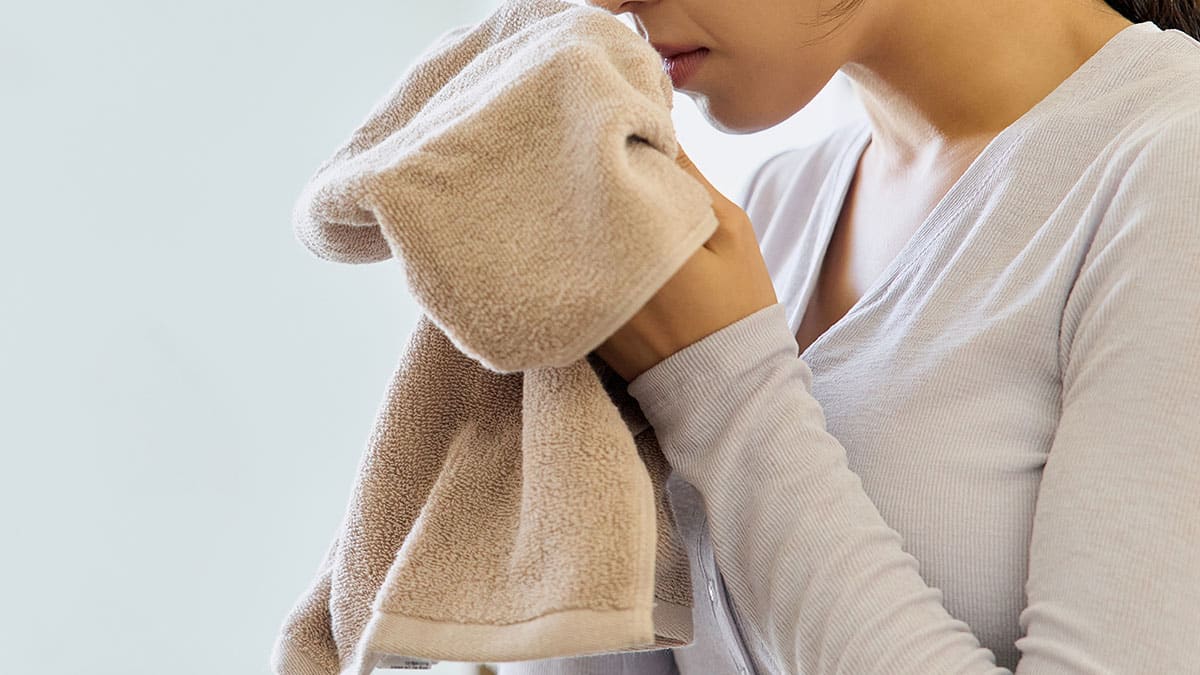 냄새 나는 수건 냄새 나는 수건