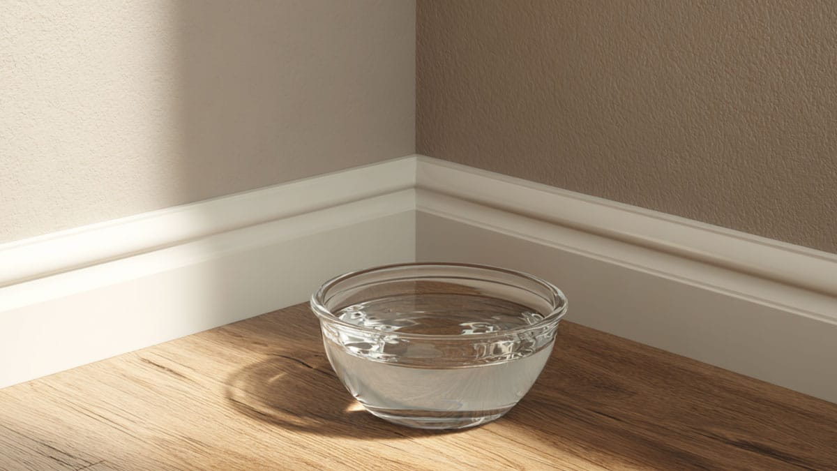 그릇에 담긴 물