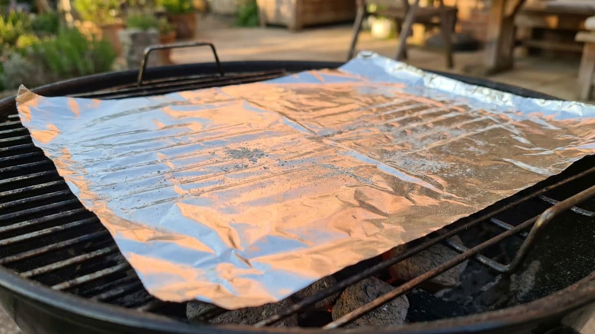 그릴 알루미늄 호일