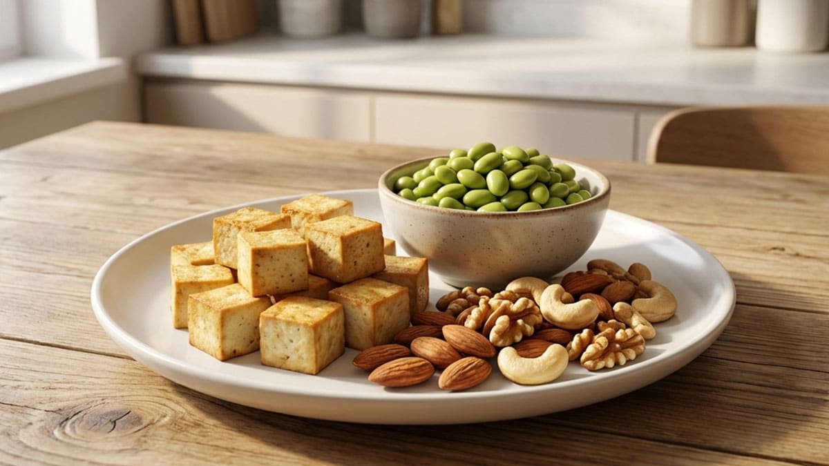 콩류, 견과류, 두부