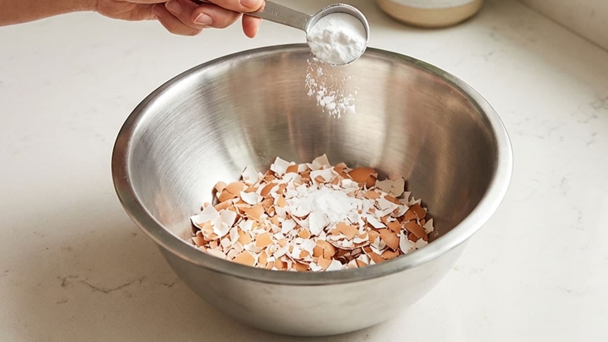 달걀껍데기 베이킹소다