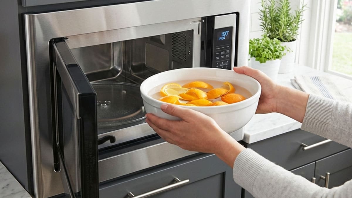 귤껍질 전자레인지