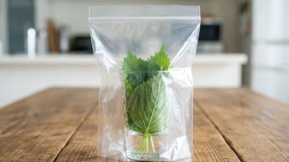 깻잎 냉장고 안쪽에 넣지 마세요…’이렇게’만 보관하면 3주 뒤에도 싱싱합니다
