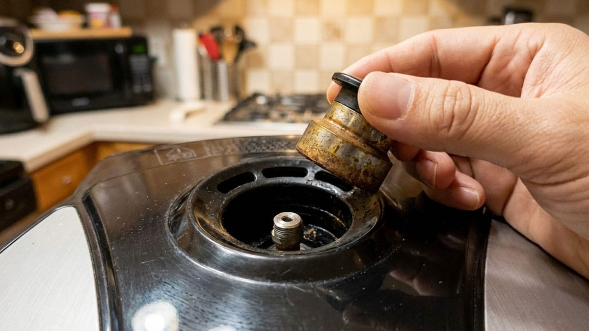 전기밥솥 배출구