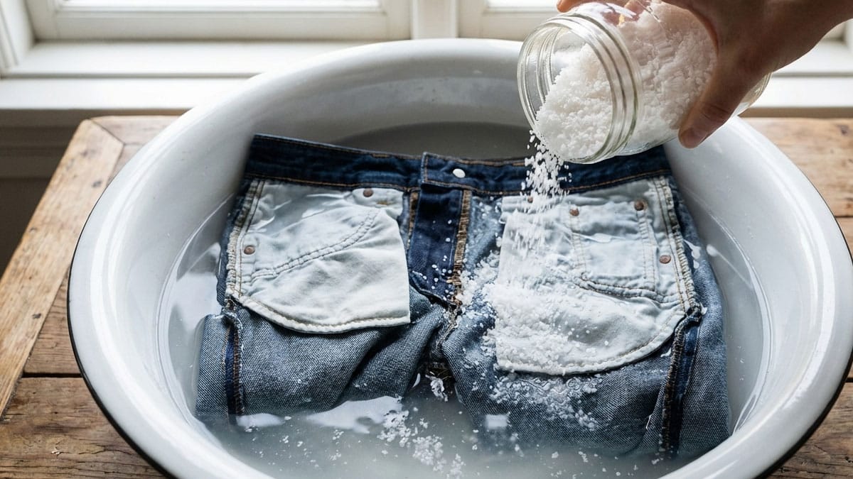 청바지 소금 청바지 소금