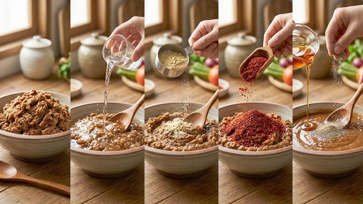 양념된장 만드는 법