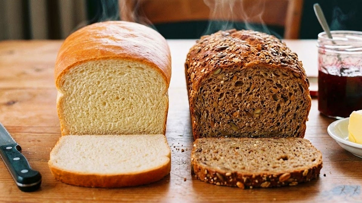 밀가빵과 통곡물빵 밀가빵과 통곡물빵