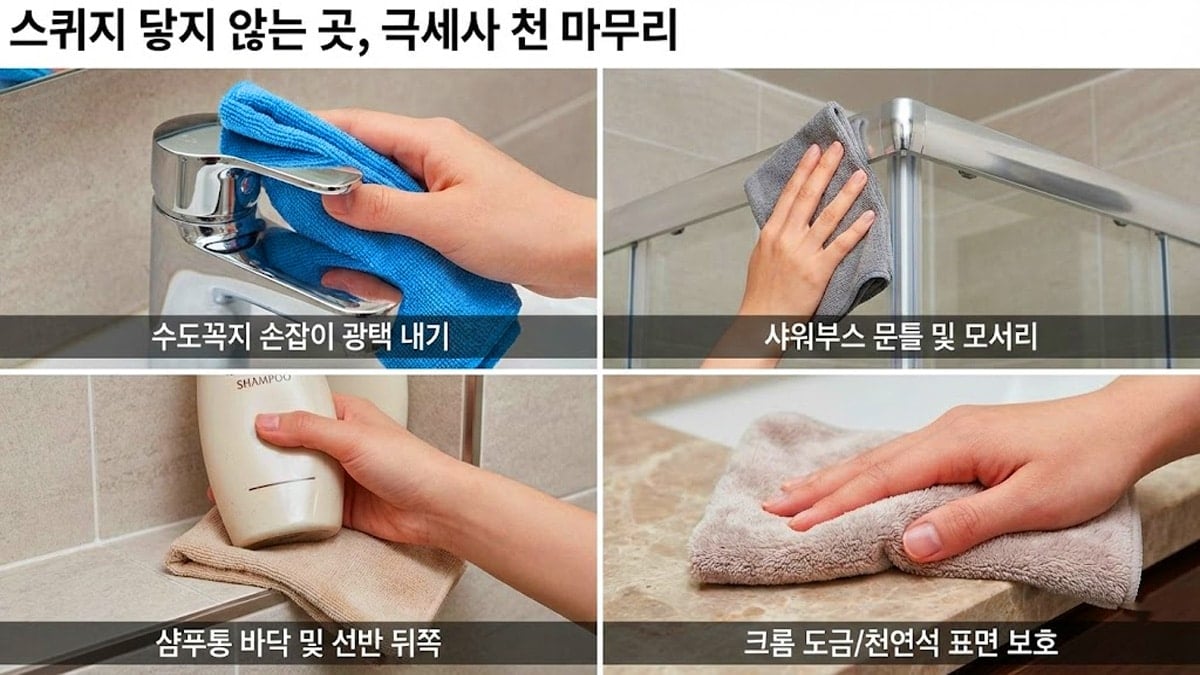 욕실 곰팡이 예방법