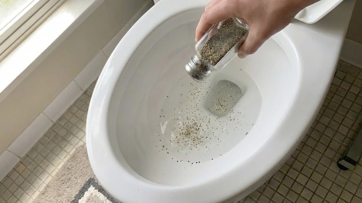 변기에 후추 ‘한 꼬집’ 뿌려보세요…주부 9단도 깜짝 놀랄 만큼 효과적입니다
