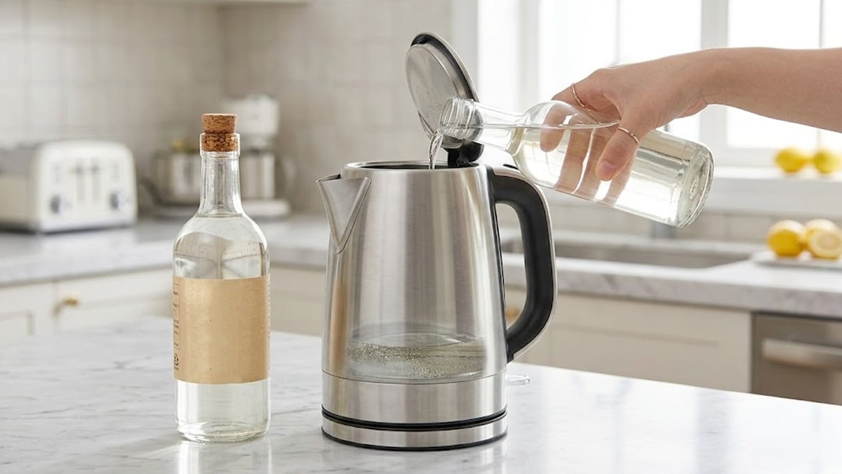 전기포트와 식초