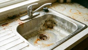 더러운 싱크대