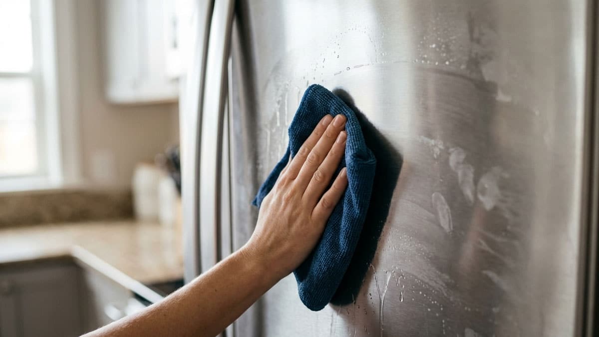냉장고 손자국, ‘이 한가지’만 섞어 닦아보세요…한 달간 얼룩 안 생깁니다