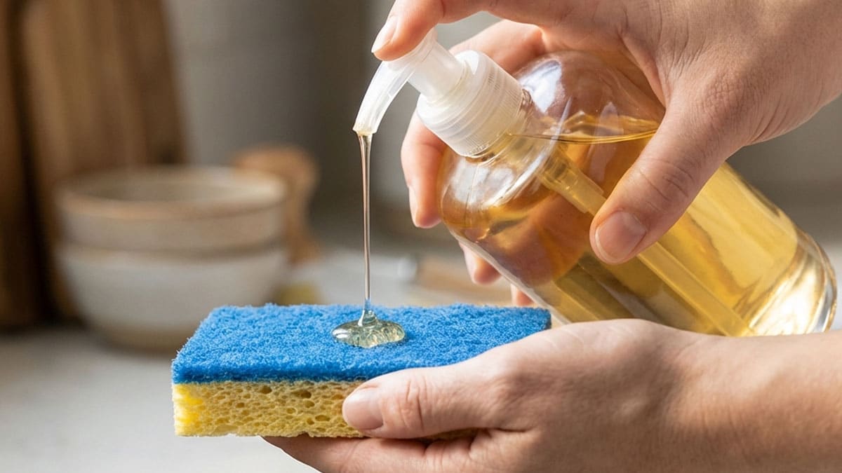 주방세제 ‘여기에’ 담아 써보세요…세정력은 그대론데 사용량 50% 줄어듭니다