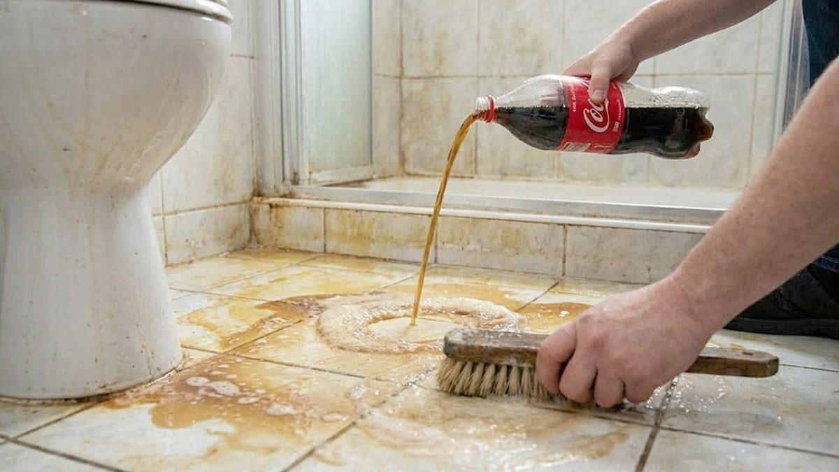 콜라로 화장실 청소