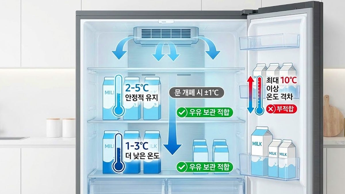 우유 보관 방법