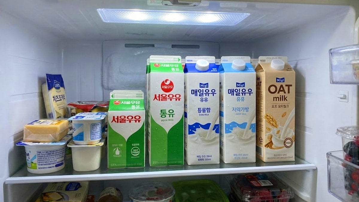 우유 보관 방법