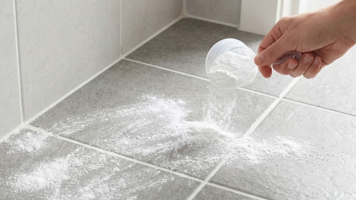 화장실 분홍 얼룩에 ‘이 가루’ 뿌려보세요… 단 10분이면 완벽하게 제거할 수 있습니다