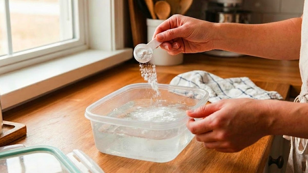 반찬통 냄새 제거 방법