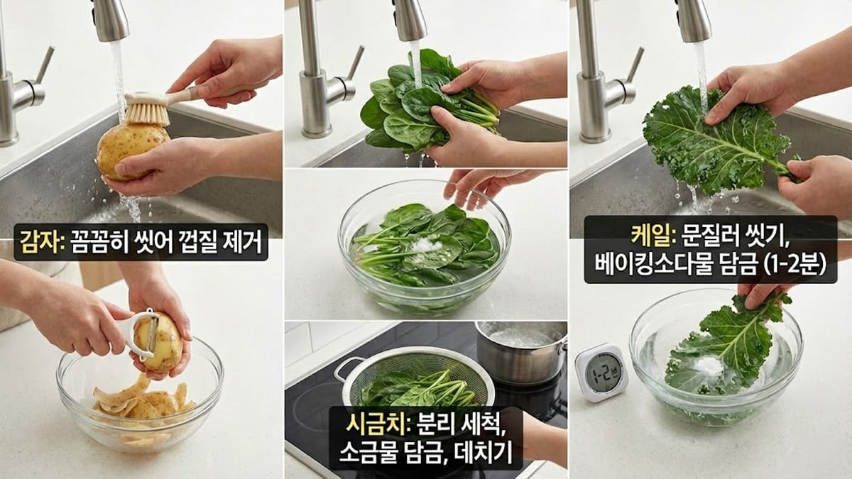 잔류 농약 제거법