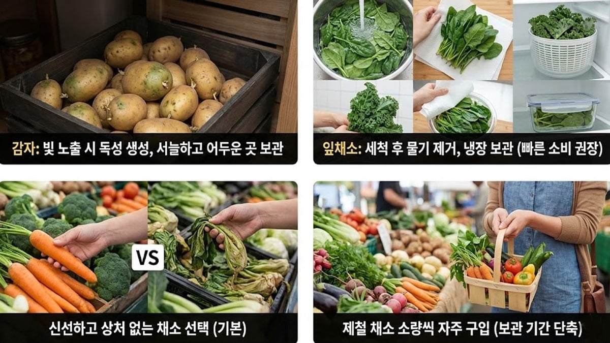 채소 보관 방법