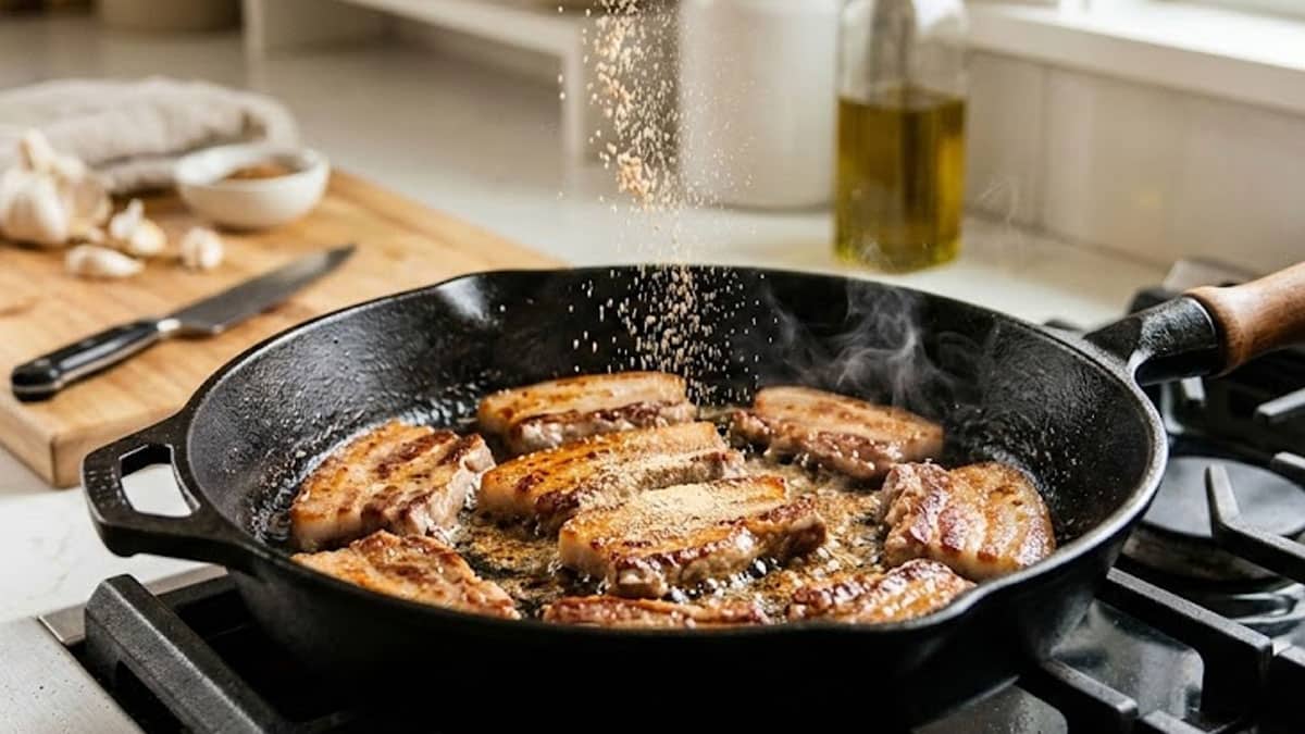 삼겹살 마늘 분말