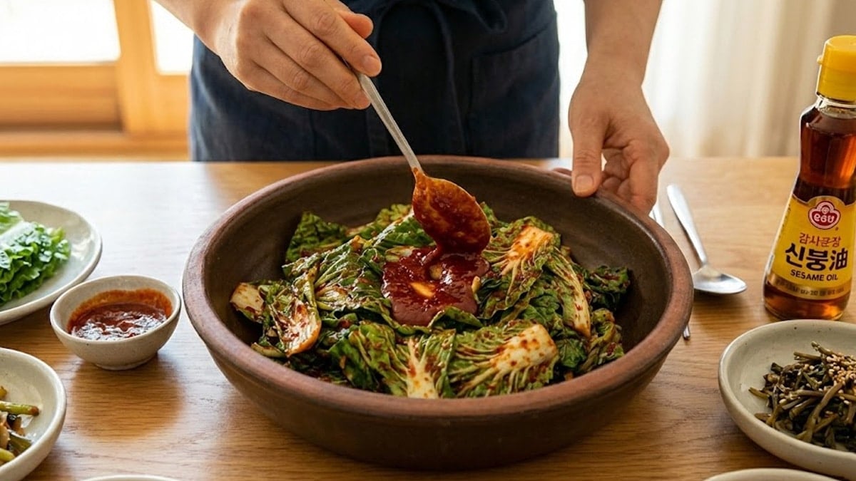 봄동 비빔밥 봄동 비빔밥