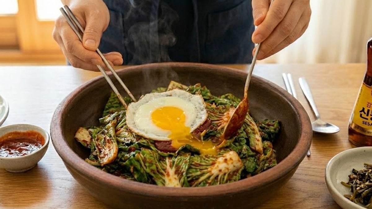 봄동 비빔밥 봄동 비빔밥