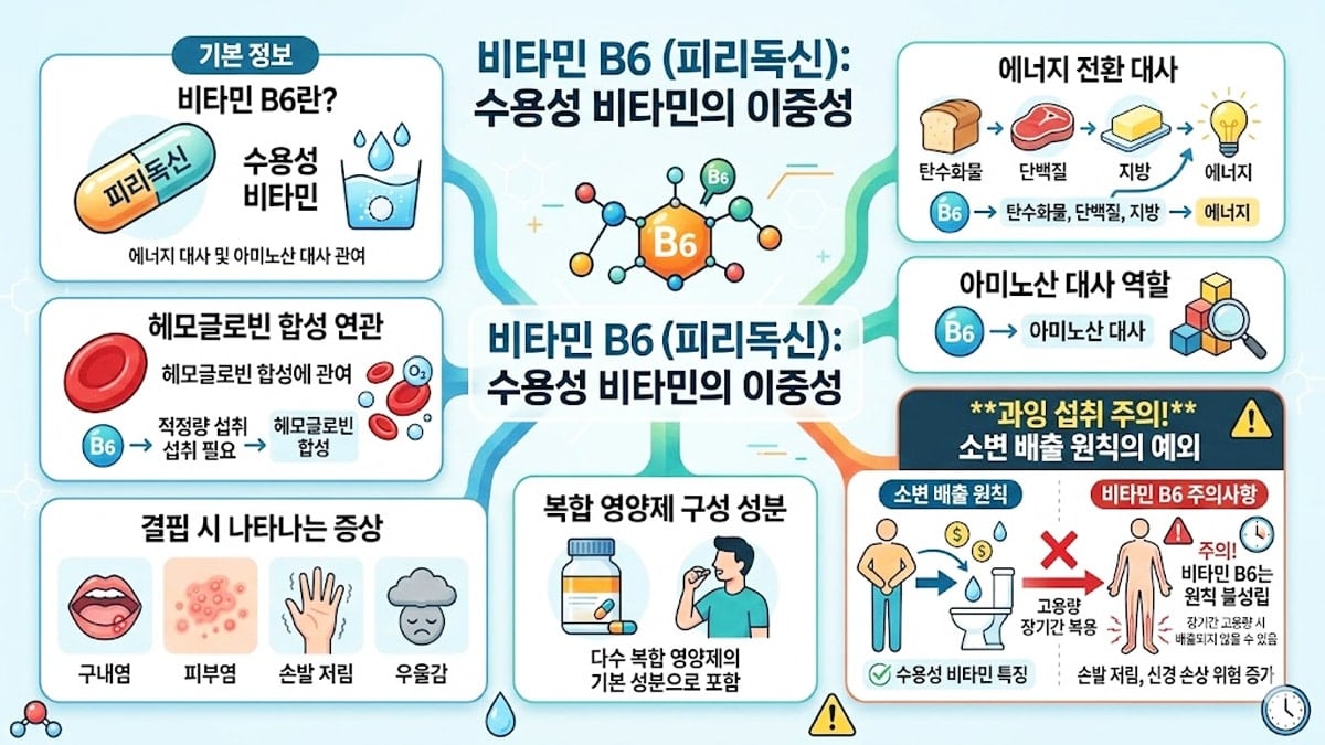 비타민 B6의 역할