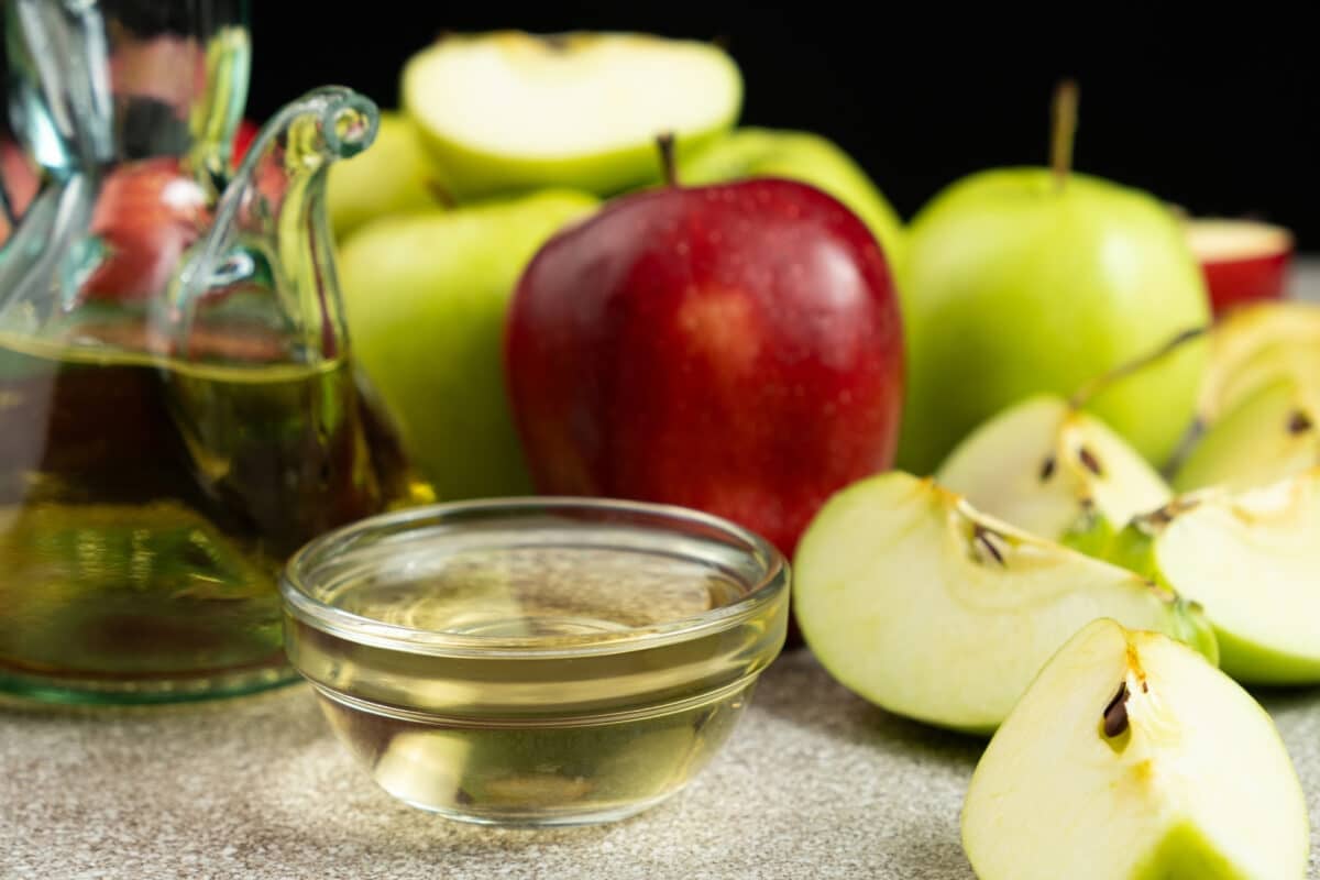 사과, 올리브유