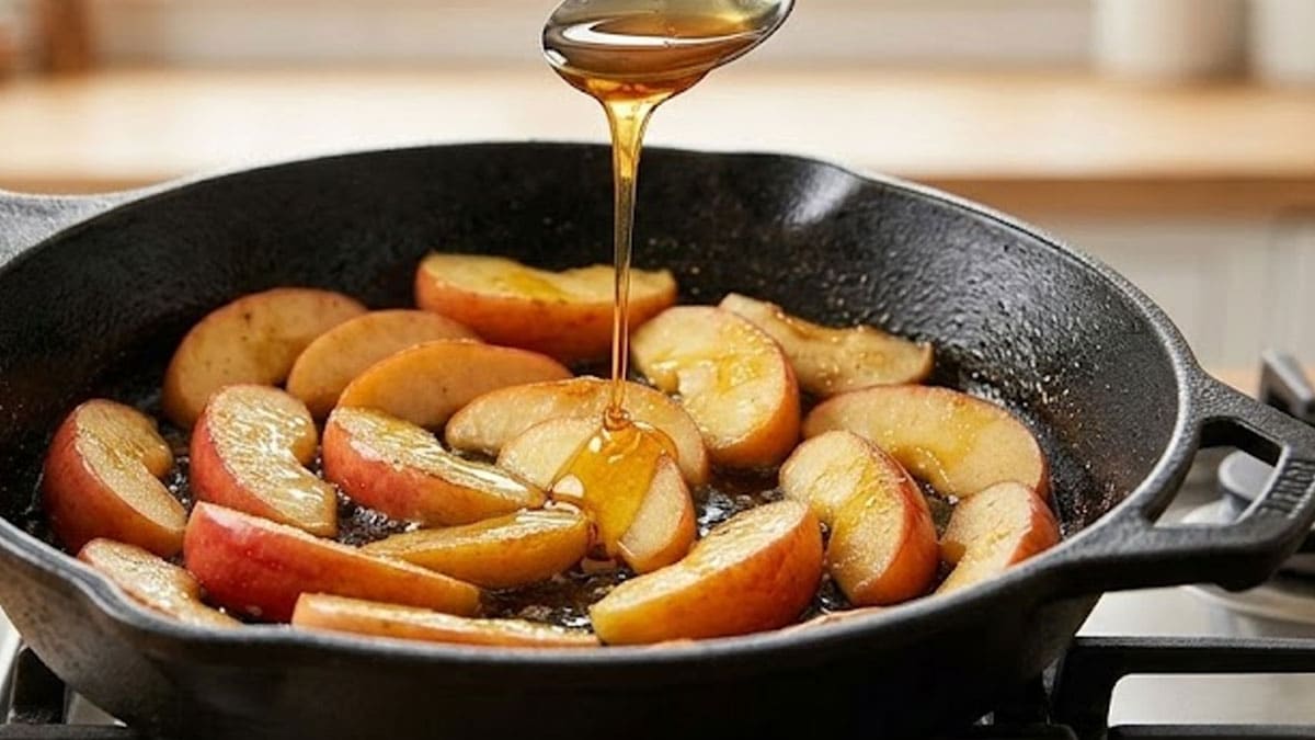 사과, 올리브유