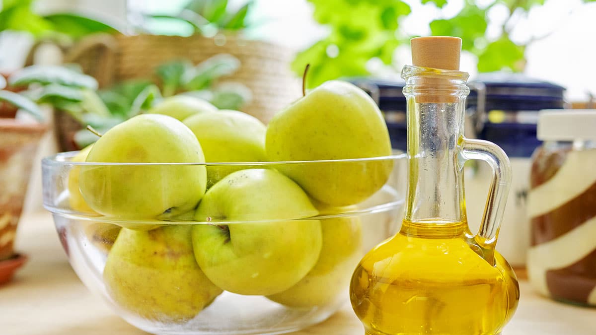 사과, 올리브유