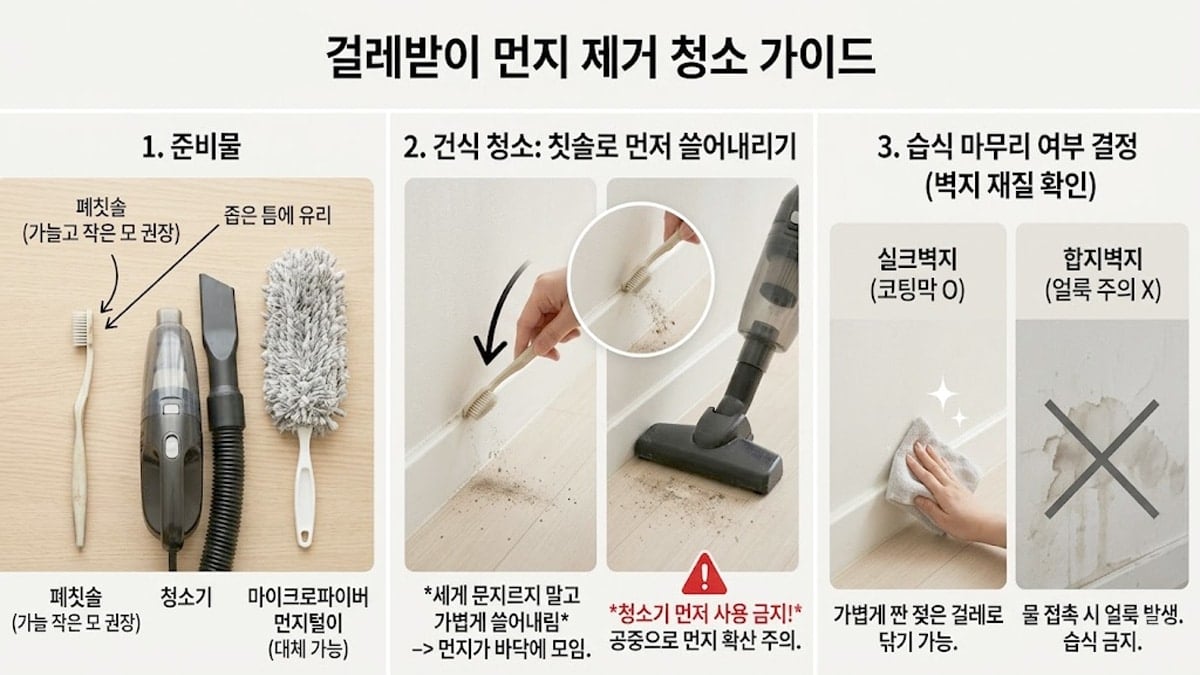 걸레받이 청소법