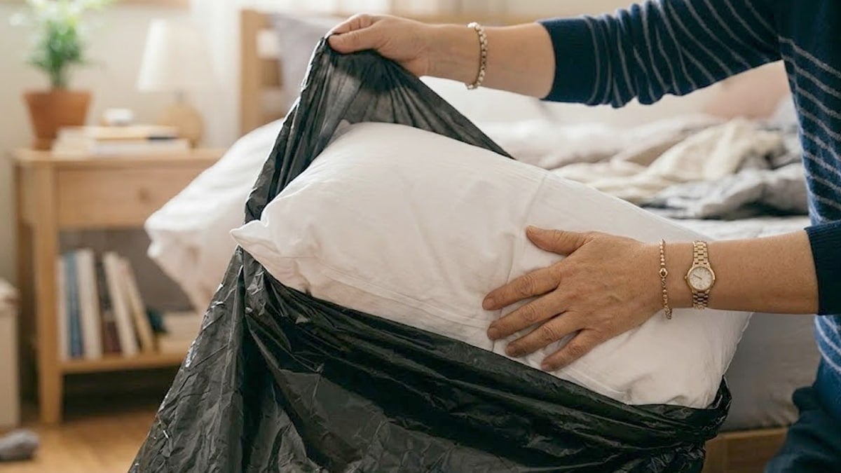 세탁한 베개 ‘여기에’ 넣어보세요…습기 싹 뽑아내 보송보송 해집니다