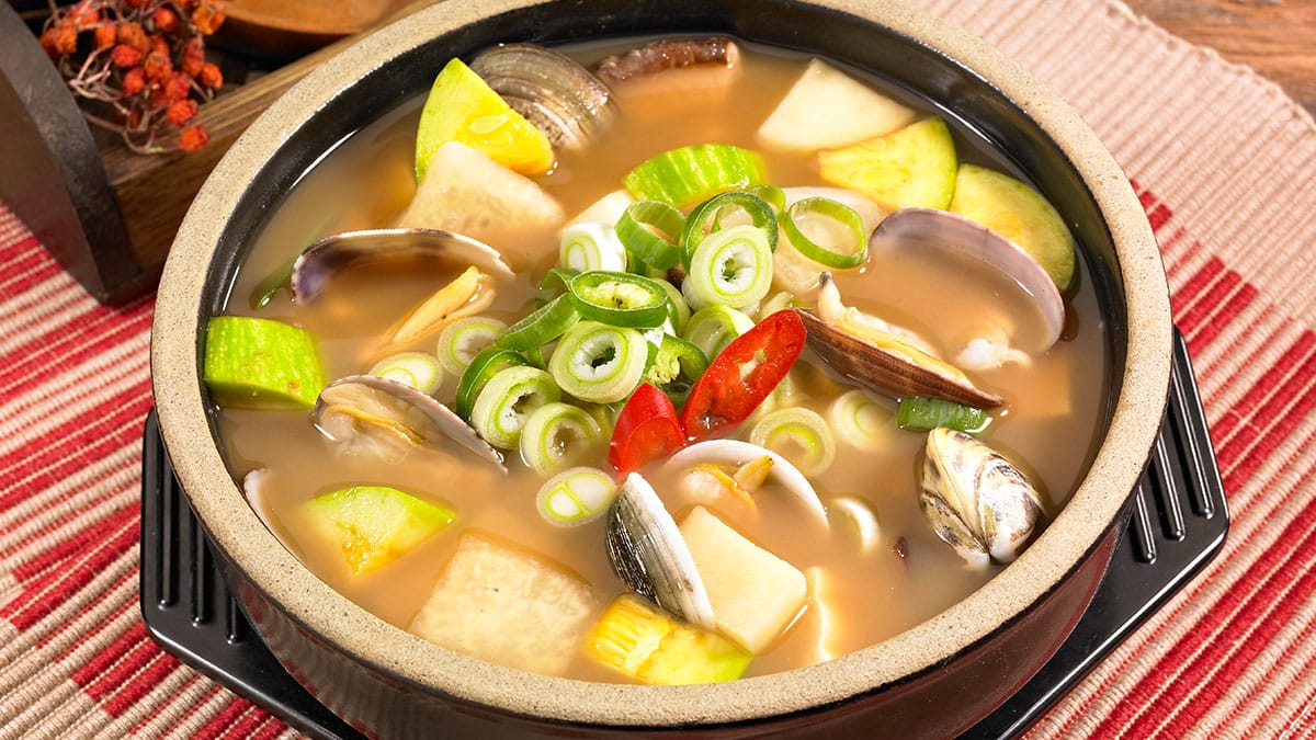 바지락 된장찌개 바지락 된장찌개