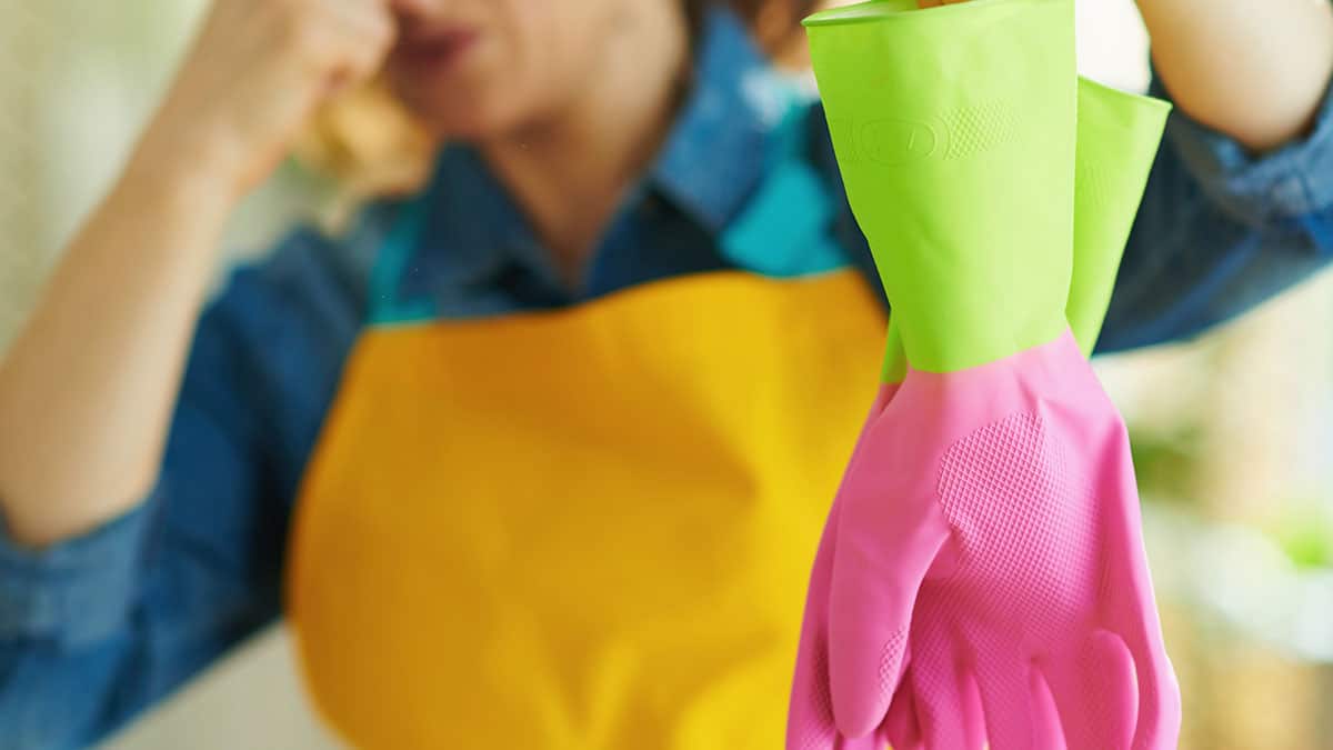 고무장갑 고무장갑