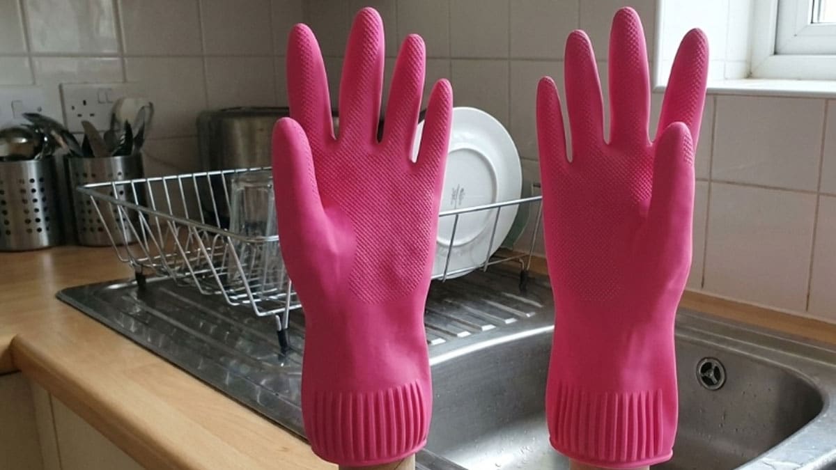 고무장갑 고무장갑