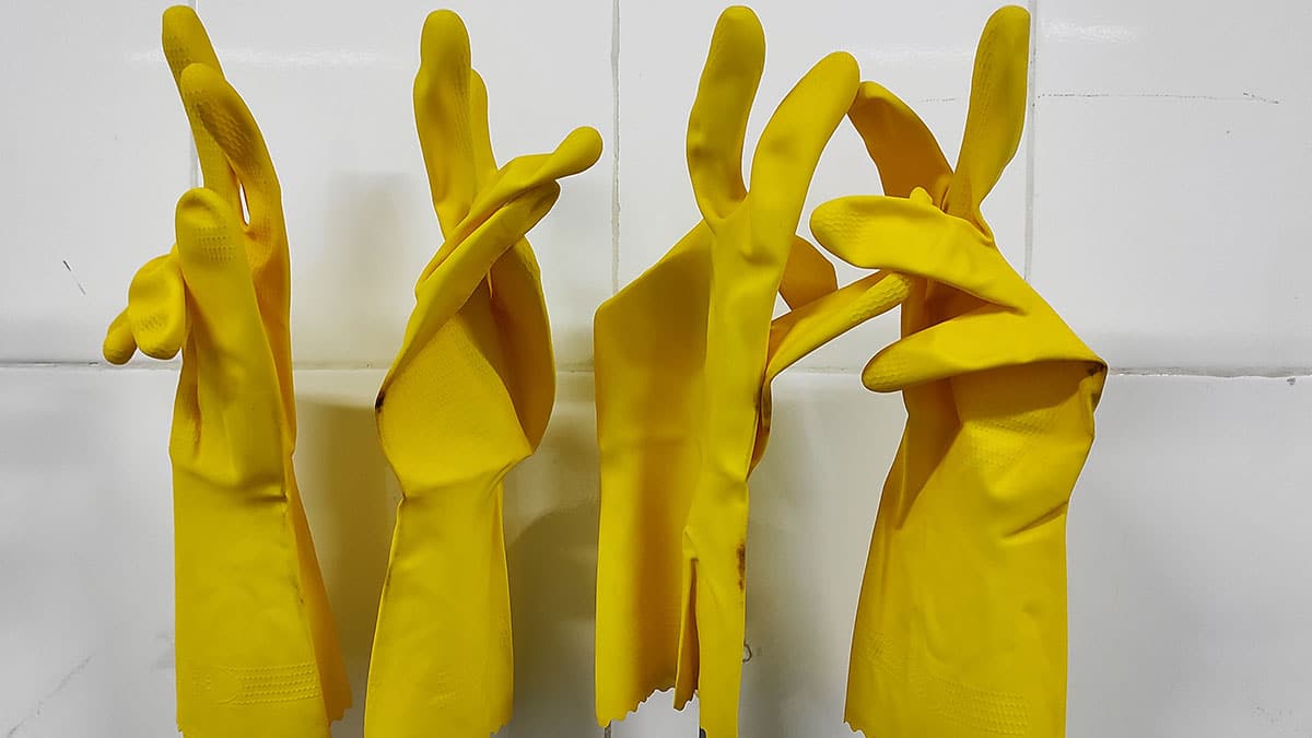 고무장갑 고무장갑