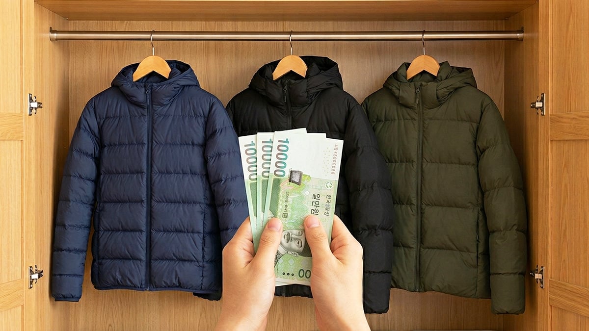 패딩과 3만원 패딩과 3만원