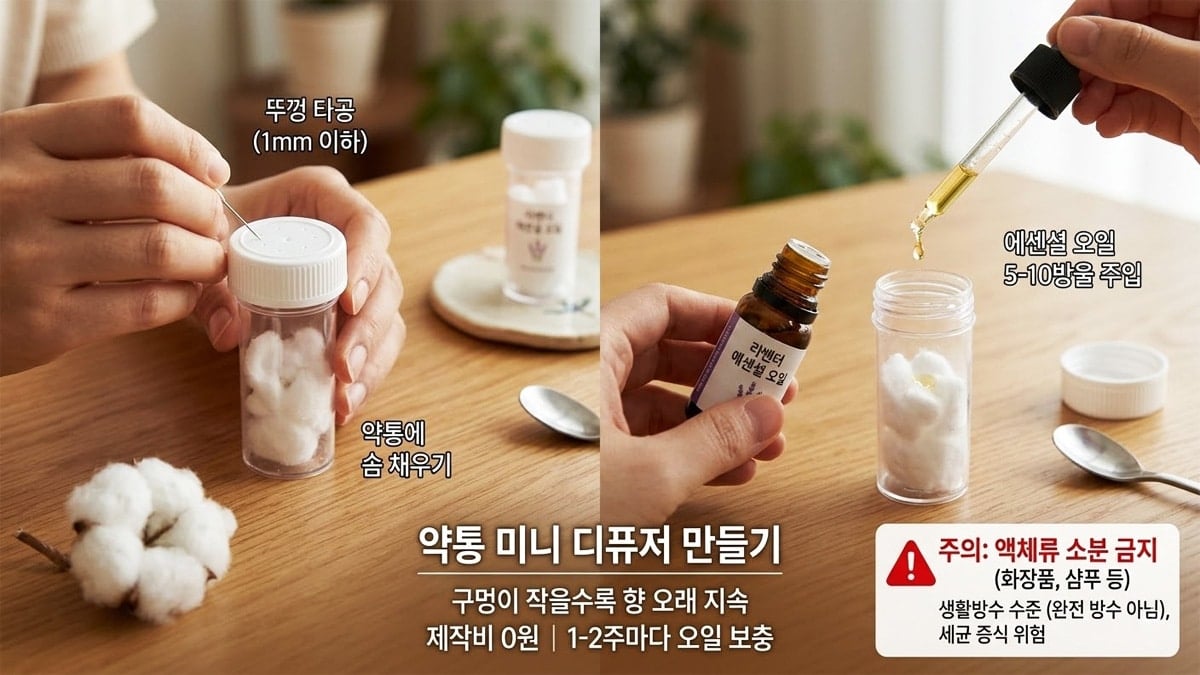 다 먹은 약통 활용법