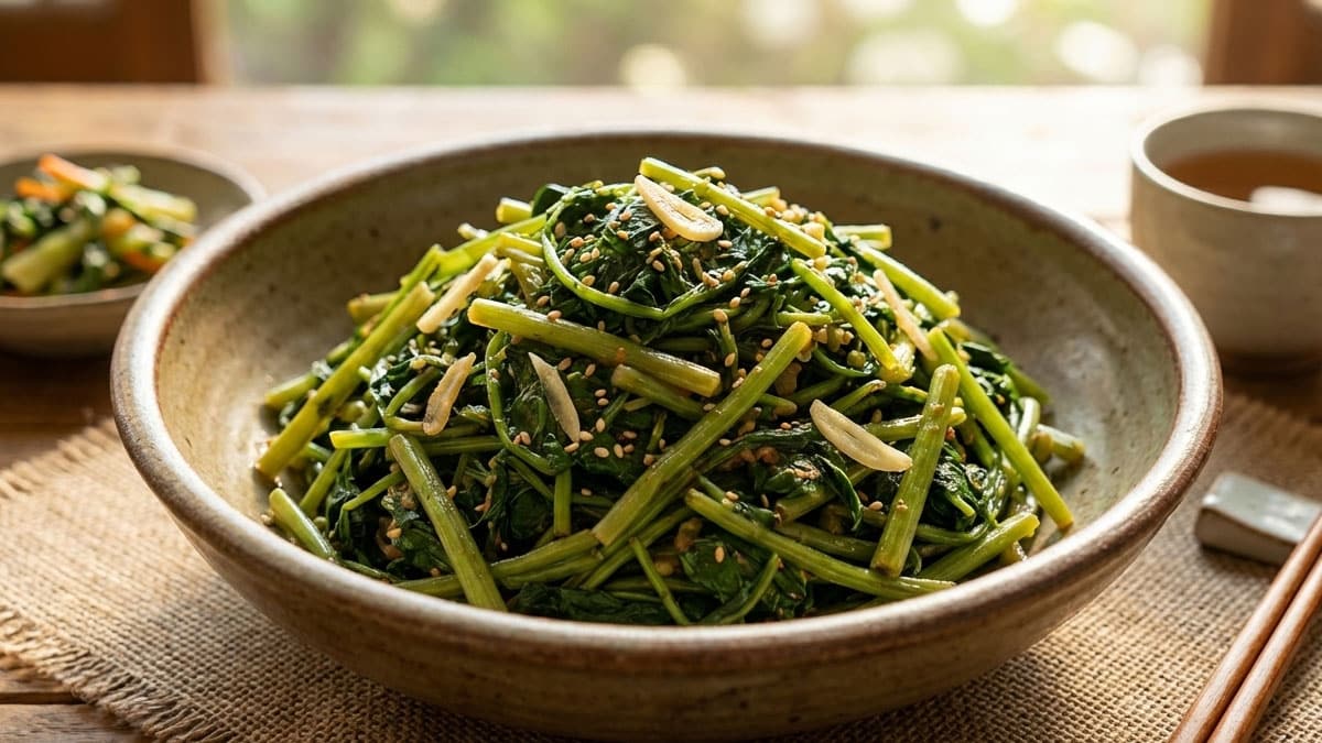 어수리 나물 무침