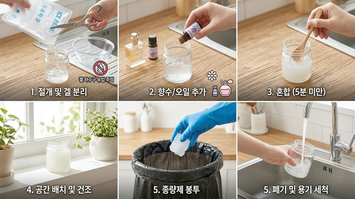 아이스팩 활용 방법