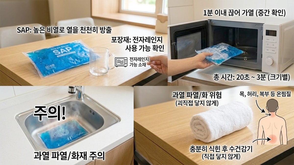 아이스팩 활용 방법