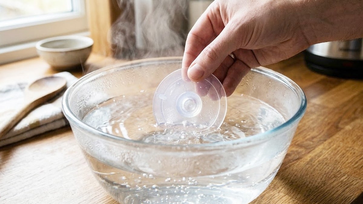 흡착판 뜨거운 물에 넣기 흡착판 뜨거운 물에 넣기