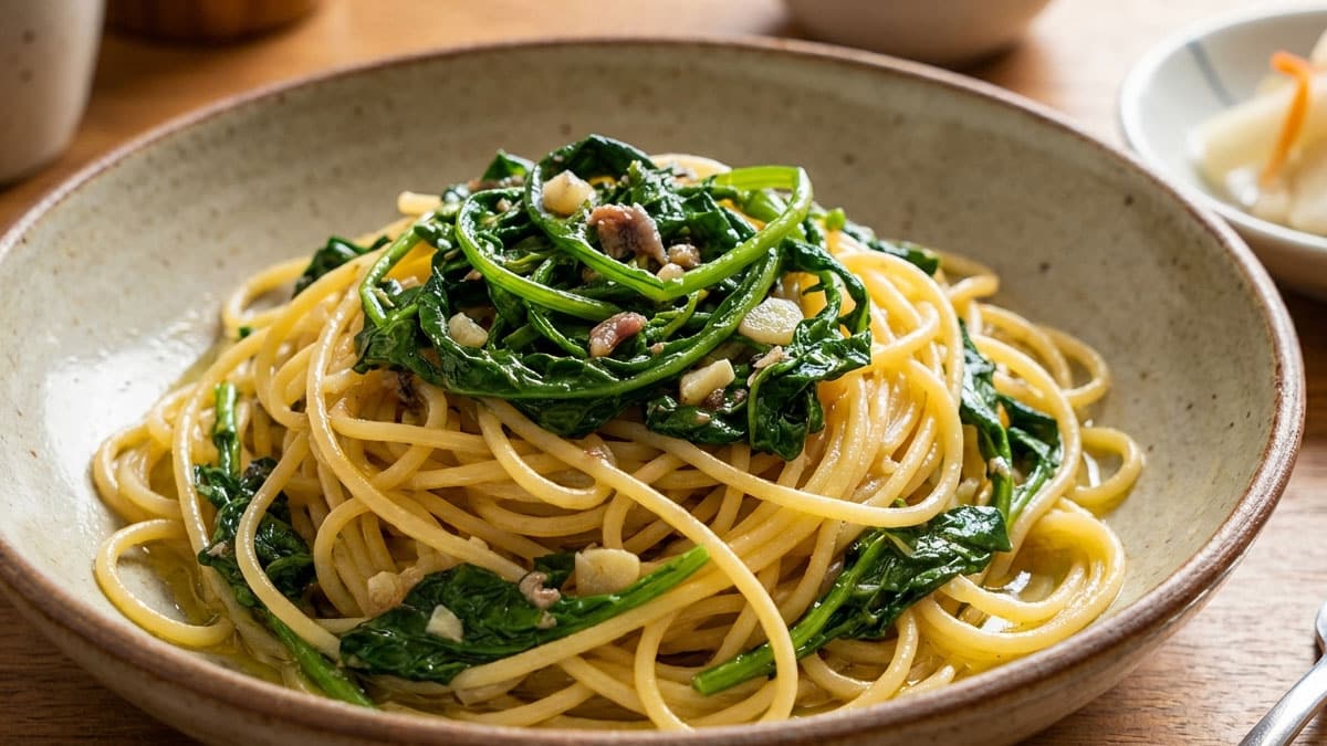 냉이 파스타