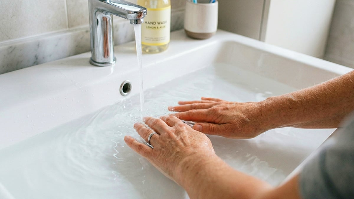 손톱 물에 불리기